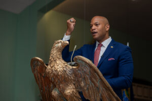 Wes Moore shows his VFMC class ring.